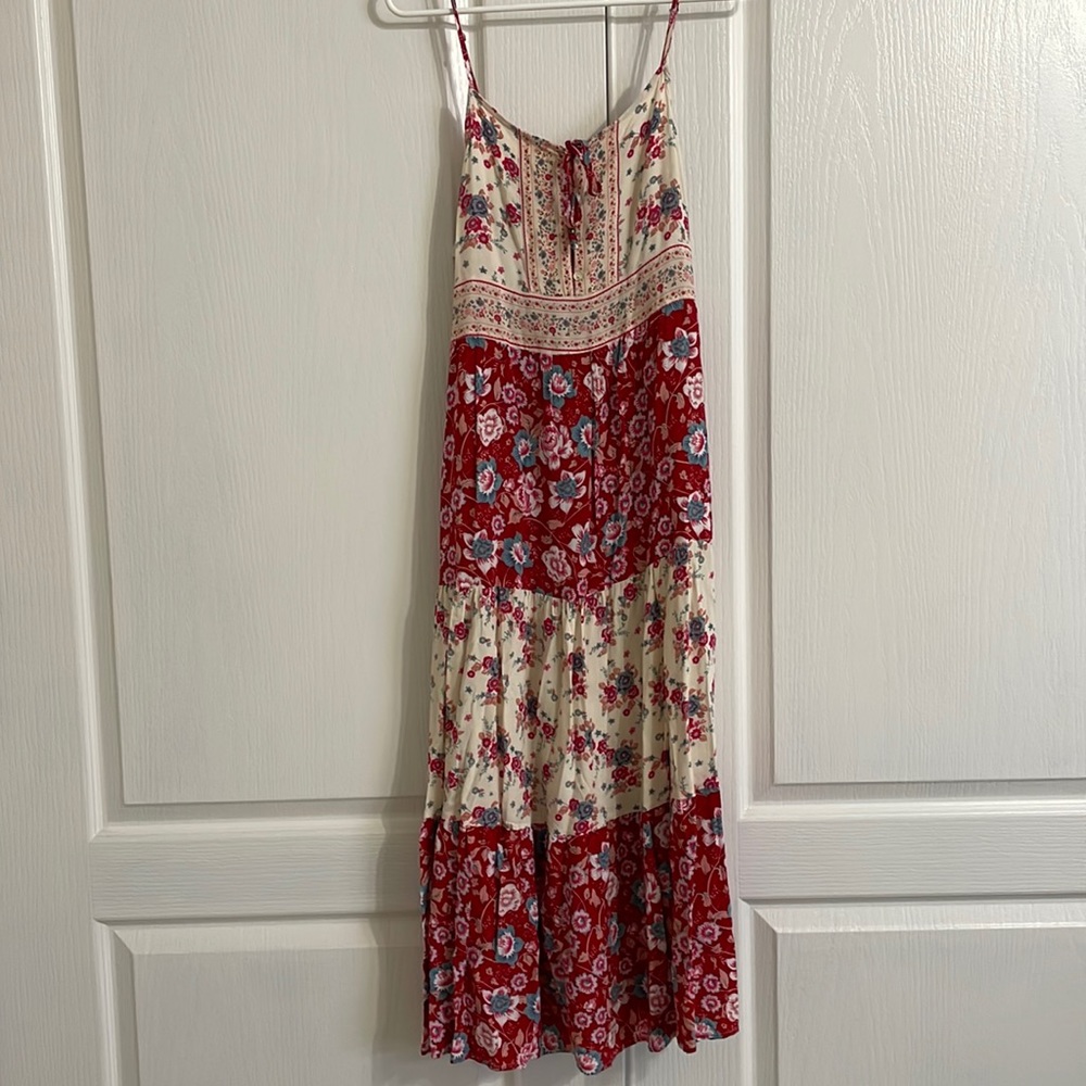 Floral Sun Dress Midi